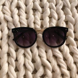 Black and Gold Sunglasses